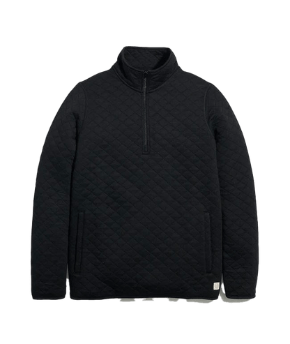 Black / XS / Men's Custom Marine Layer Corbet Quarter Zip Jacket - Corporate Gifts