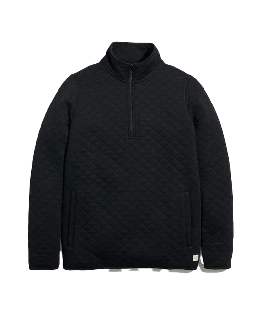Black / XS / Men's Custom Marine Layer Corbet Quarter Zip Jacket - Corporate Gifts