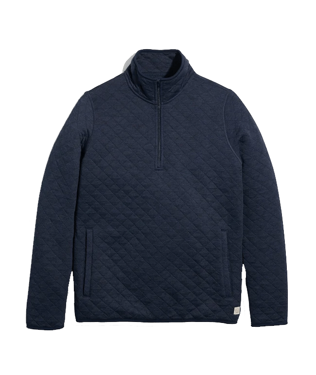 Navy / XS / Men's Custom Marine Layer Corbet Quarter Zip Jacket - Corporate Gifts