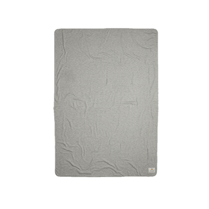 Heather Grey/Asphalt Grey Custom Marine Layer Lined Blanket - Corporate Gifts