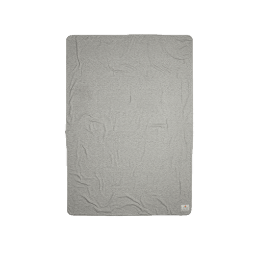 Heather Grey/Asphalt Grey Custom Marine Layer Lined Blanket - Corporate Gifts