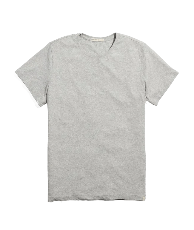 XS / Light Heather Grey / Mens Custom Marine Layer Re-Spun Crew - Corporate Gifts