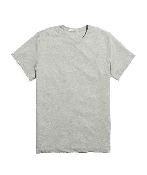 XS / Light Heather Grey / Mens Custom Marine Layer Re-Spun Crew - Corporate Gifts