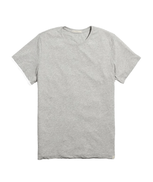 XS / Light Heather Grey / Mens Custom Marine Layer Re-Spun Crew - Corporate Gifts
