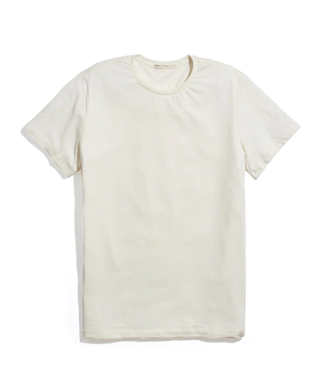 XS / Natural / Mens Custom Marine Layer Re-Spun Crew - Corporate Gifts
