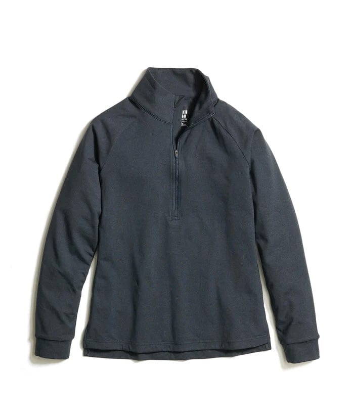 XS / Charcoal / Womens Custom Marine Layer Re Spun Sport Quarter-Zip - Corporate Gifts