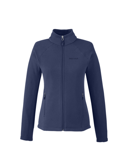 Navy / XS Custom Marmot Ladies Rocklin Fleece Jacket - Corporate Gifts