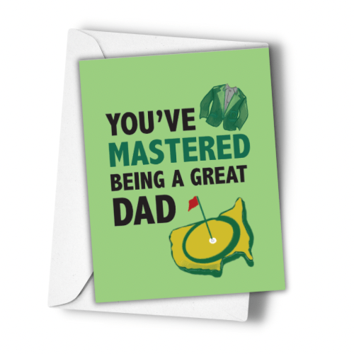 Hey Y'all Party Greeting Cards Mastered Great Dad Card