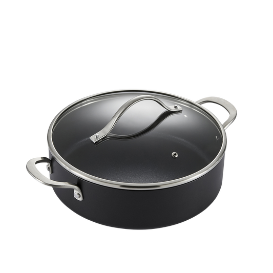 28cm Aluminium Non-Stick Shallow Casserole Dish