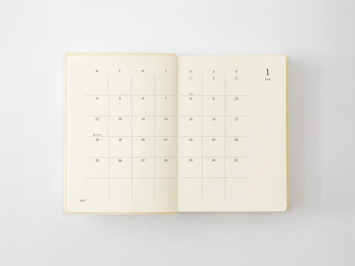 MD Notebook Diary 1 Day 1 Page 2027 - A6