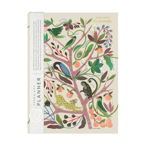 Seedlings Menagerie 17-Month On the Go Planner