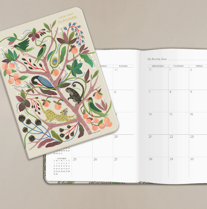 Seedlings Menagerie 26-27 On the Go Planner