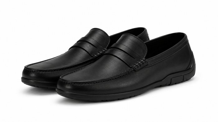 Men's Black Matt Loafer