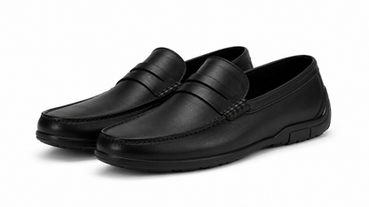 Men's Black Matt Loafer