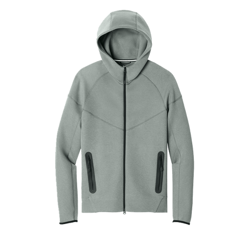 Dark Grey Heather / SM Custom Men's Nike Tech Fleece Full-Zip Hoodie - Corporate Gifts