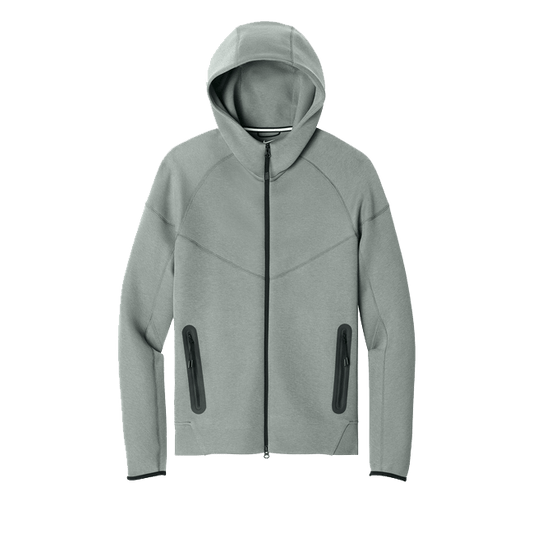 Dark Grey Heather / SM Custom Men's Nike Tech Fleece Full-Zip Hoodie - Corporate Gifts