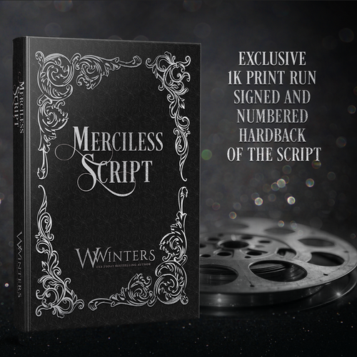 Merciless Script Foiled Hardback