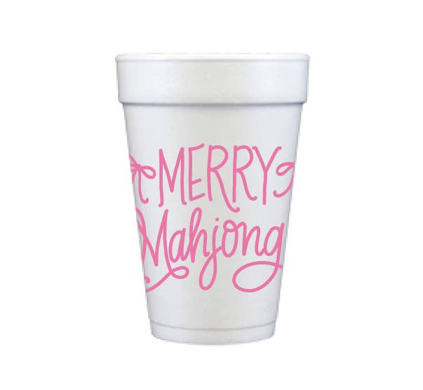 Natalie Chang Merry Mahjong | Christmas Cups & Napkins (ALL)