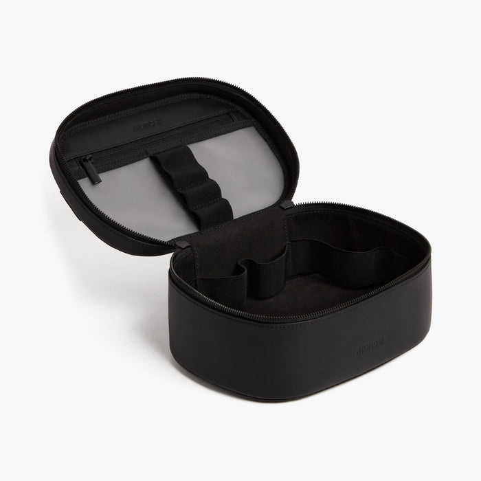 Carbon Black (Vegan Leather) | Metro Cosmetic case in Carbon Black