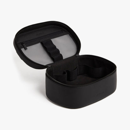 Carbon Black (Vegan Leather) | Metro Cosmetic case in Carbon Black
