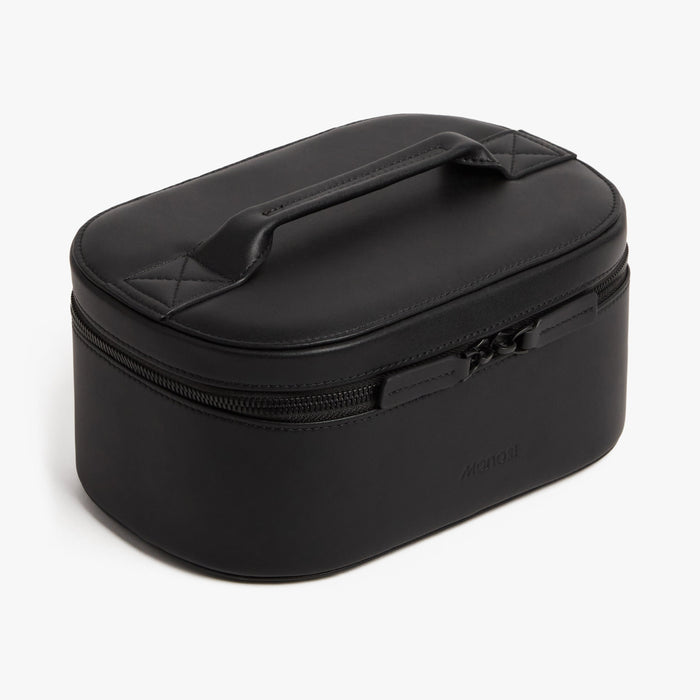 Carbon Black (Vegan Leather) | Metro Cosmetic case in Carbon Black