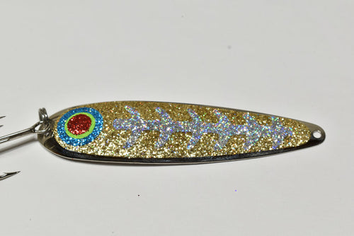 salmon trout trolling spoon hyper -vis+ hyperspoonz hyper lure tape