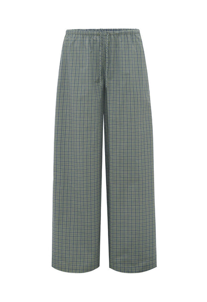 Mid-Rise Pant Laguna Check