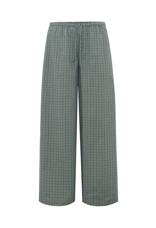 Mid-Rise Pant Laguna Check