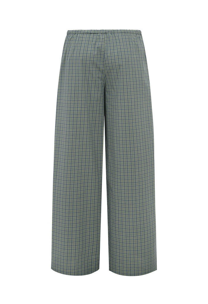 Mid-Rise Pant Laguna Check
