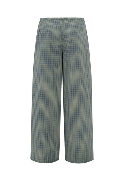 Mid-Rise Pant Laguna Check