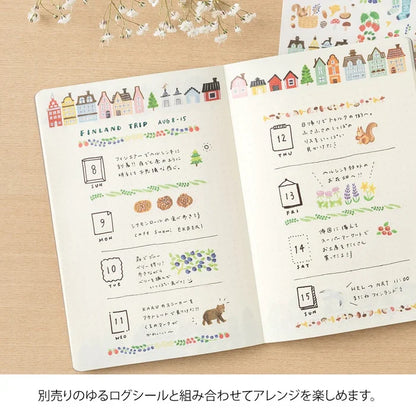 Midori Yuru Log Notebook B6 - Scandanavia