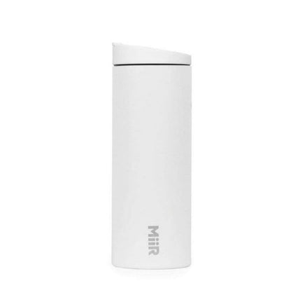 White Custom MiiR 16oz Travel Tumbler - Vacuum Insulated - Corporate Gifts