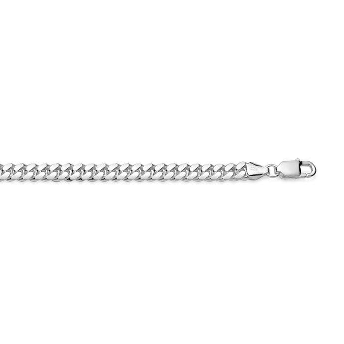 Mila Man Miami Cuban Pansarkedja 7 mm, Armband herr | 925 silver