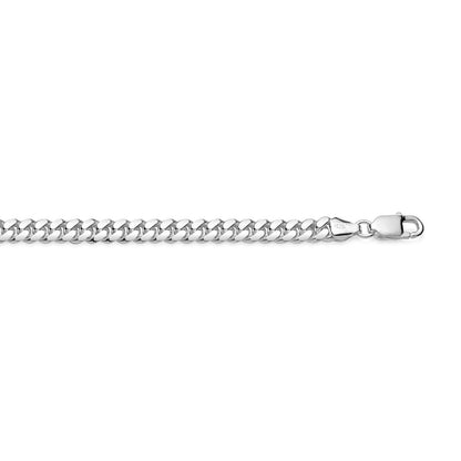 Mila Man Miami Cuban Pansarkedja 7 mm, Armband herr | 925 silver