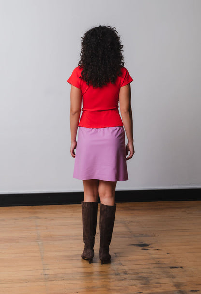 Mini Slip Skirt Lavanda