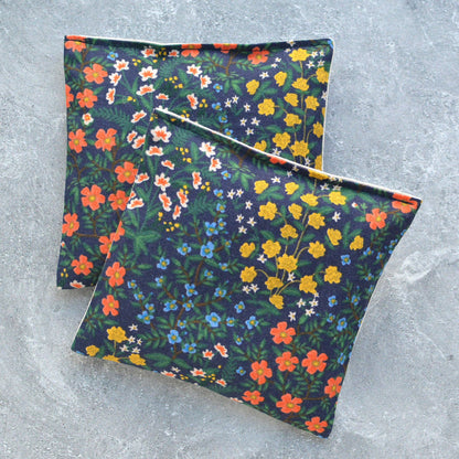 Minor Thread - Lavender Sachet Bundle Wildwood Garden Floral Navy Cotton