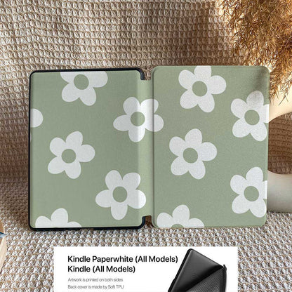 Mint Flora | Kindle Case - IMCASE