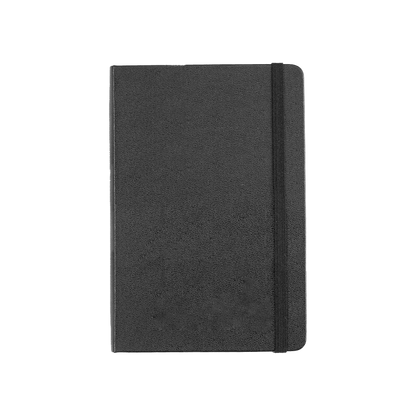 Black Custom Moleskine Hard Cover Ruled Notebook - Medium - Corporate Gifts
