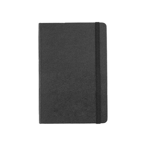 Black Custom Moleskine Hard Cover Ruled Notebook - Medium - Corporate Gifts