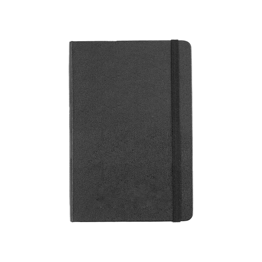 Black Custom Moleskine Hard Cover Ruled Notebook - Medium - Corporate Gifts
