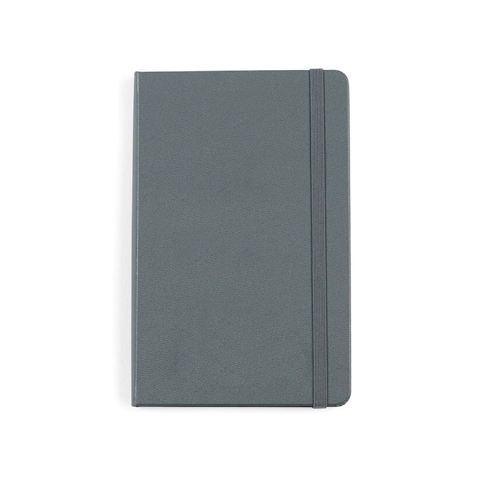 Slate Grey Custom Moleskine Hard Cover Ruled Notebook - Medium - Corporate Gifts