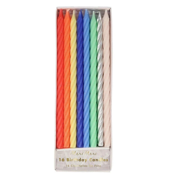 Meri Meri Party Multi Neon Twist Candles