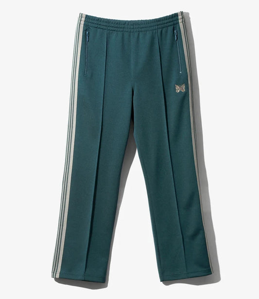 Needles Track Pants Poly Smooth - Green (Grey Stripe)