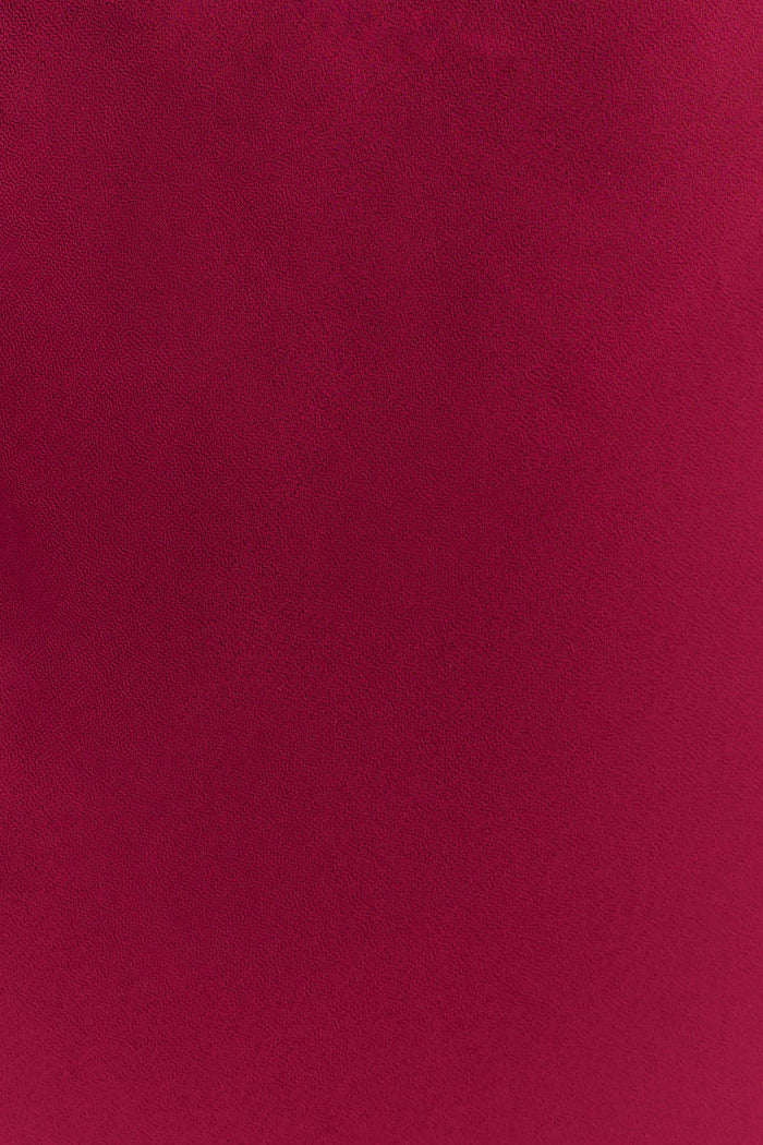 Nerea Slip Halter Maxi Dress - Cherry Red