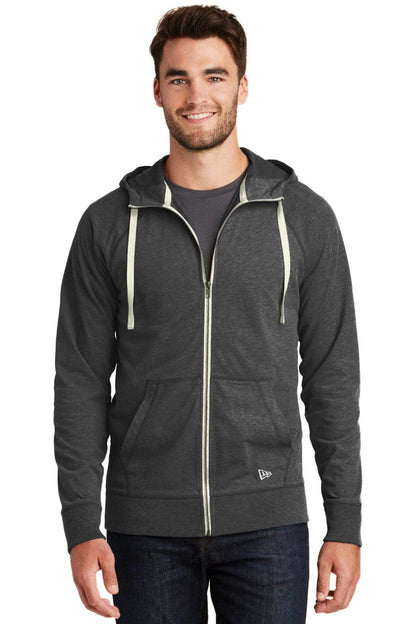 Custom New Era Sueded Cotton Full-Zip Hoodie - Corporate Gifts