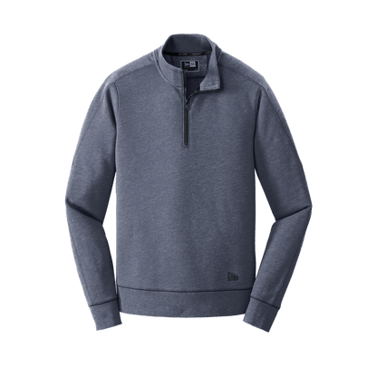 True Navy Heather / XS Custom New Era Tri-Blend Fleece 1/4-Zip Pullover - Corporate Gifts