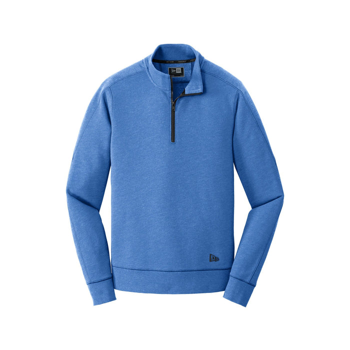 Royal Heather / XS Custom New Era Tri-Blend Fleece 1/4-Zip Pullover - Corporate Gifts