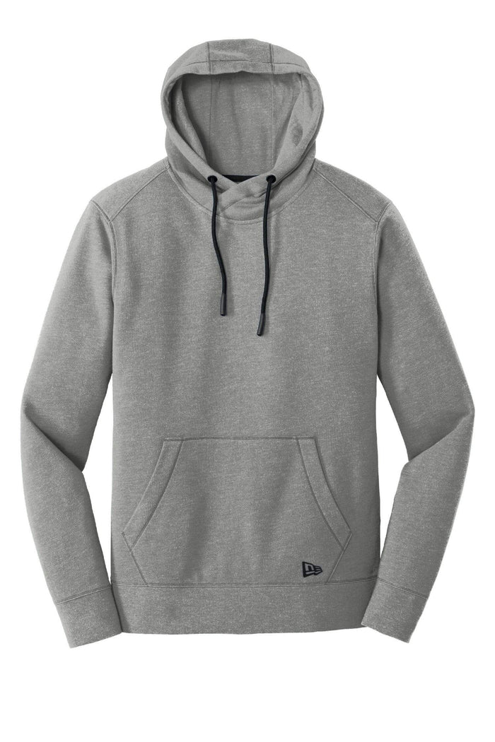 Shadow Grey Heather / XS Custom New Era Tri-Blend Fleece Pullover Hoodie - Corporate Gifts