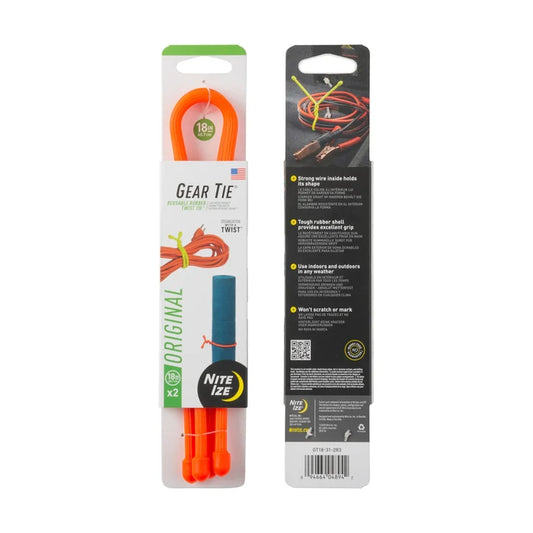 Nite Ize GearTie Original Reusable Rubber Twist Tie - 18in.