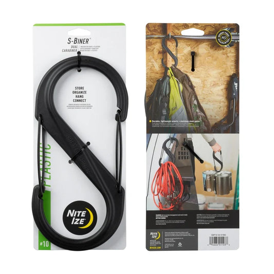 Nite Ize S-Biner® Plastic Dual Carabiner #10 - Black